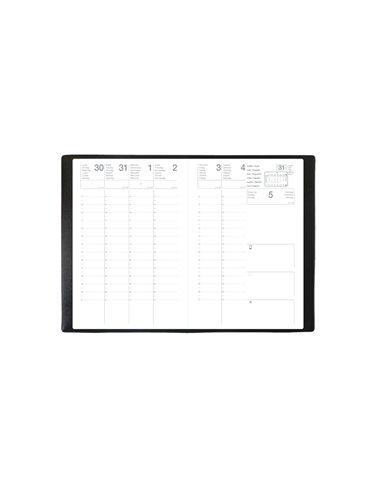 Agenda quovadis calliope ml alpha 18-19 coloris noir 160x240mm.