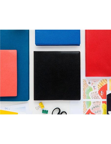 Agenda quo vadis prestige planning 16 s impala 90x160mm 1 semaine 2 pages coloris noir.