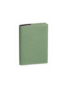 Agenda quo vadis le professeur club 210x270 mm 2 semaines sur 2 pages 12 mois vert sauge.