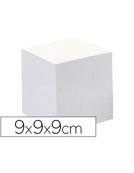 Bloc cube quo vadis papier encollé 90x90mm 700f 80g coloris blanc 050.