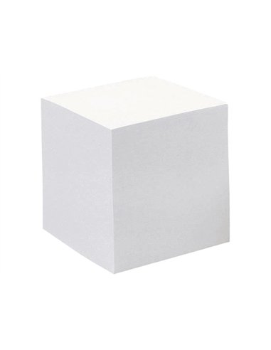 Bloc cube quo vadis papier encollé 90x90mm 700f 80g coloris blanc 050.