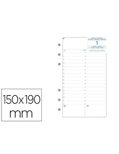 Recharge agenda exacompta millésimé 12 mois 1 jour 1 page exatime 17 150x190mm.