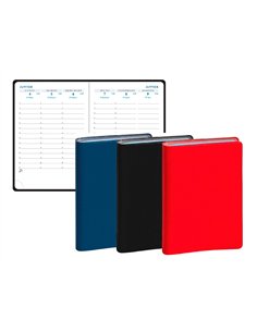 Agenda exacompta poche horizon 15 semainier barbara couverture amovible 1 semaine 2 pages 105x155mm coloris assortis.