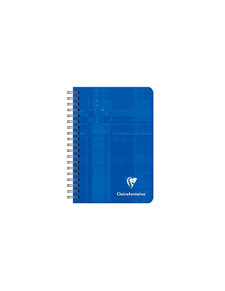Carnet clairefontaine reliure intégrale papier vélin velouté couverture pelliculée lavable 9x14cm 100 pages 90g 5x5mm.