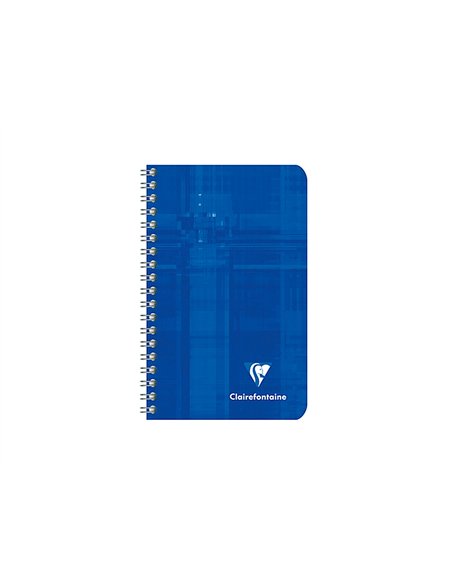 Carnet clairefontaine reliure intégrale papier vélin velouté couverture pelliculée lavable 7,5x12cm 100 pages 90g 4x4mm.