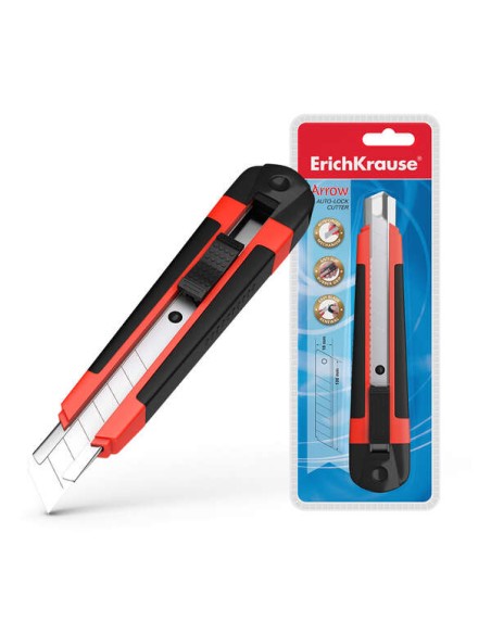 Coupe-flèche Erichkrause avec serrage automatique - Système de rétention de lame autobloquant - Séparateur intégré - Corps en pl