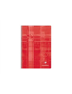 Cahier clairefontaine papier vélin velouté couverture pelliculée reliure intégrale a4 21x29,7cm 100 pages 90g 5x5mm. 2