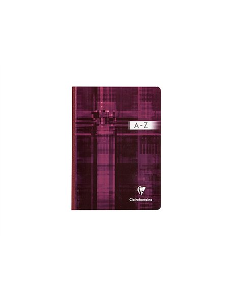 Répertoire clairefontaine brochure souple papier vélin velouté couverture lavable a5 148x210mm 192 pages 90g 5x5mm.