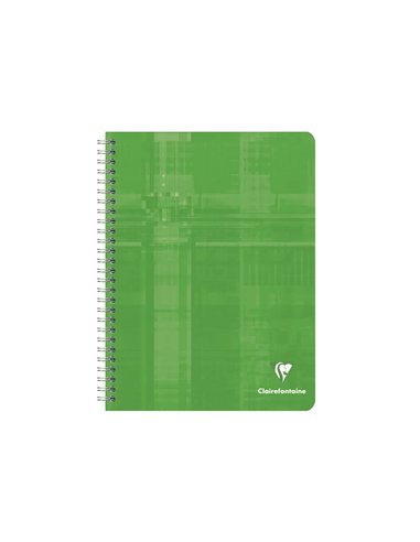 Cahier clairefontaine papier vélin velouté couverture pelliculée reliure intégrale a5+ 17x22cm 100 pages 90g séyès.