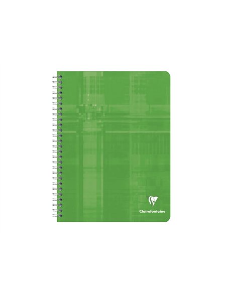 Cahier clairefontaine papier vélin velouté couverture pelliculée reliure intégrale a5+ 17x22cm 100 pages 90g séyès.