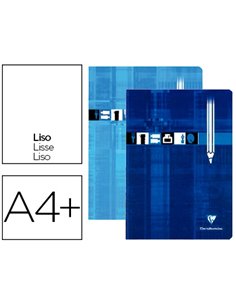 Cahier dessin piqué clairefontaine extra blanc couverture pelliculée a4+ 24x32cm 32 pages 125g uni.