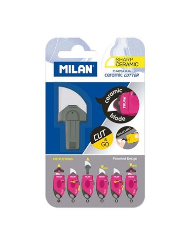 Lame de rechange en céramique Milan pour coupe-capsules en céramique