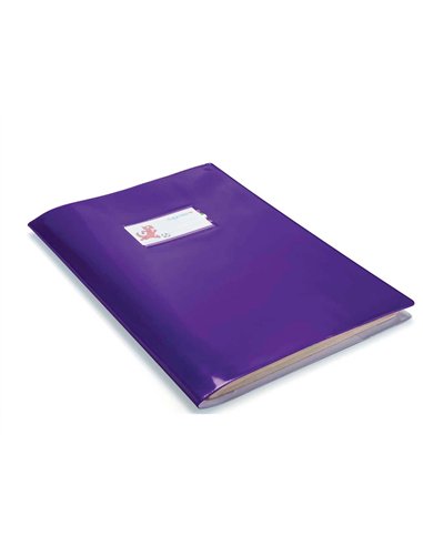 Protege-cahier colorosa pvc 300mic cm. 21x30 violet.