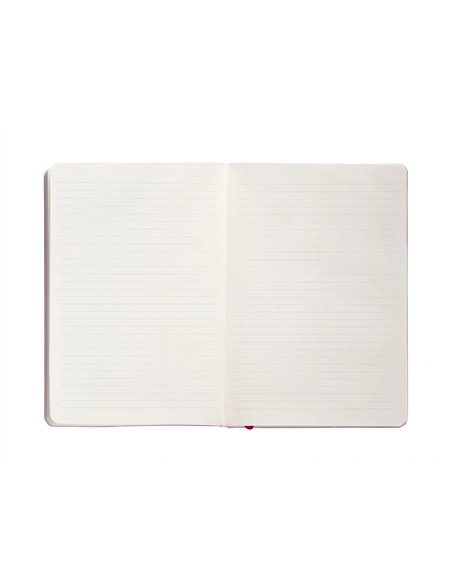 Carnet a5 antartik notes lignecouverture souple fermeture elastique 100 pages 80gr coloris framboise.