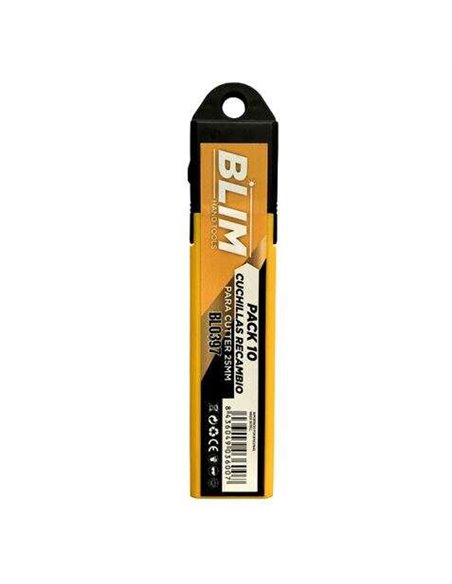 Lot de 10 lames de rechange Blim pour cutters de 25 mm