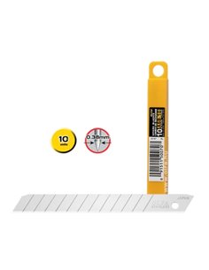 Lot de 10 lames de rechange pour cutter Olfa - 12 segments - Largeur 9 mm