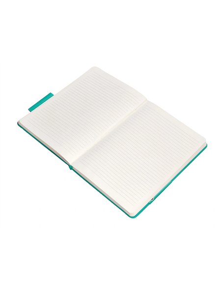 Carnet a5 antartik notes lignecouverture rigide fermeture elastique 100 pages 80gr coloris vert menthe.
