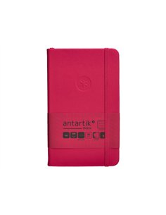 Carnet a6 antartik notes lignecouverture rigide fermeture elastique 100 pages 80gr coloris framboise. 2