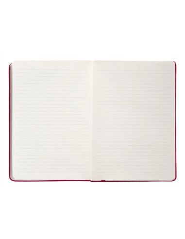 Carnet a5 antartik notes lignecouverture rigide fermeture elastique 100 pages 80gr coloris framboise.
