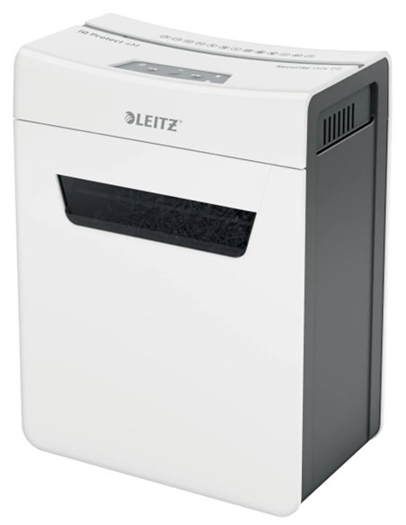 Destructeur de papier manuel Leitz IQ Protect Premium 4M P-5 à micro-coupe - Détruit jusqu'à 4 feuilles - Ultra silencieux - Cor