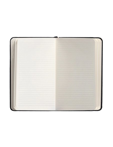 Carnet a6 antartik notes lignecouverture rigide fermeture elastique 100 pages 80gr coloris noir.