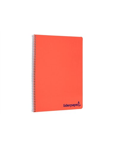 Cahier spirale liderpapel a4 micro wonder 240 pages 90g 5x5mm 4 trous 5 bandes coloris assortis.