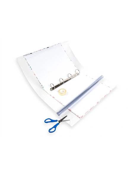Couvre-livres liderpapel pvc 7/100e rouleau 0,45x100m.