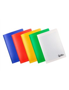 Cahier piqure liderpapel couverture pp 240x320mm 96p seyes incolore. 2