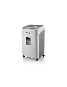 Destructeur de papier manuel Dahle Deskside 504P P-5 à micro-coupe - Détruit jusqu'à 15 feuilles - Capacité du bac 40 L - Roulet