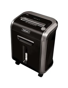 Destructeur de papier manuel Fellowes 79Ci P-4, coupe particules, jusqu'à 16 feuilles, corbeille de 23 L, noir
