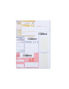 Imprime recommande a4 techmay avec ar national et code barre logiciel fourni boite 150 unites.