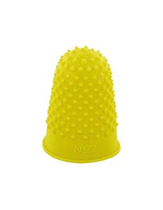 Doigtier caoutchouc assure parfait accrochage feuilles picots entourants doigtier n.2 diamètre 24mm sachet 12 unités.