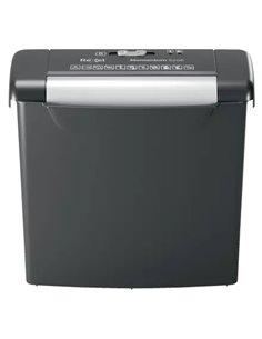 Destructeur de papier manuel Rexel Momentum S206 P-2 - Détruit jusqu'à 6 feuilles - Corbeille 9 L - Noir