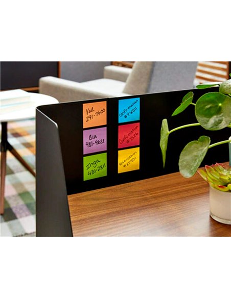 Bloc notes post-it super sticky collection playful 76 x 127 mm, 6 blocs 90 feuilles.