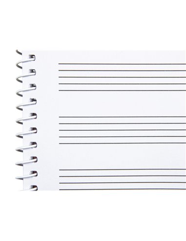 Cahier musique liderpapel portee 3mm cuarto 20 feuilles 100gr.