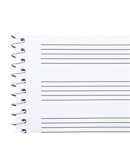 Cahier musique liderpapel portee 3mm cuarto 20 feuilles 100gr.