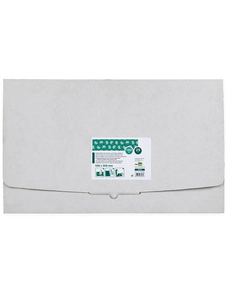 Couvre-livres liderpapel nº31 pvc transparent 13/100e 312x530mm avec rabat adhésif adaptable.