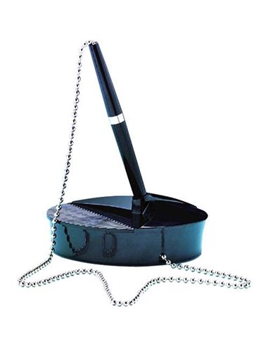 Stylo à bille Fellowes avec support - Base antidérapante robuste - Chaîne antivol 520 mm - Encre bleue