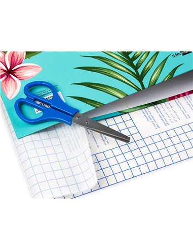 Couvre-livres liderpapel adhésif repositionnable 0.5x20m rouleau plastique.