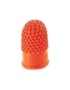 Doigtier caoutchouc assure parfait accrochage feuilles picots entourants doigtier n.0 diamètre 19mm sachet 12 unités.