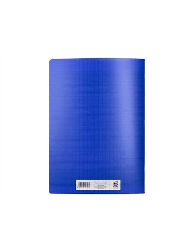 Cahier piqure liderpapel couverture pp 210x297mm 96p seyes coloris bleu.
