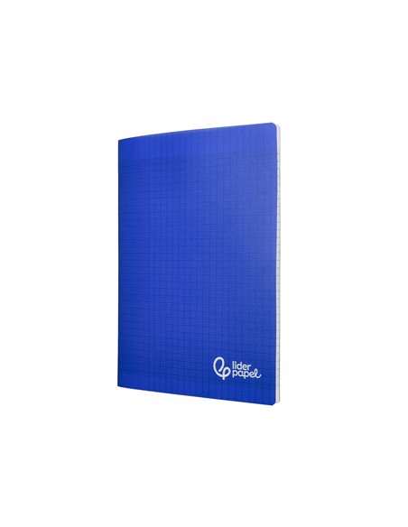 Cahier piqure liderpapel couverture pp 210x297mm 96p seyes coloris bleu.