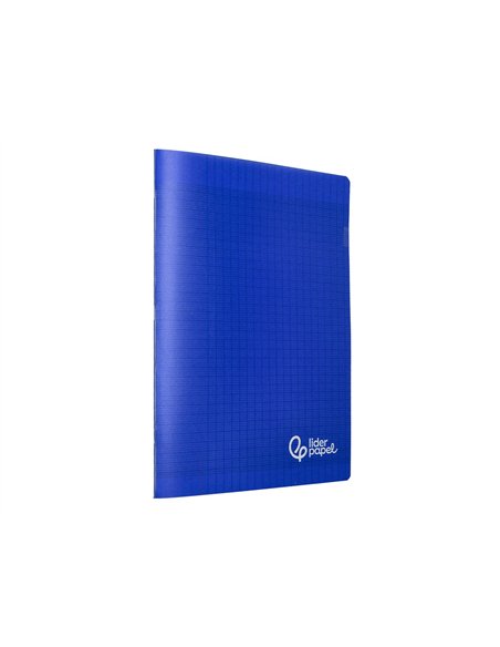 Cahier piqure liderpapel couverture pp 210x297mm 96p seyes coloris bleu.