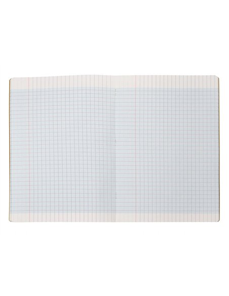 Cahier piqure liderpapel couverture pp 240x320mm 48p seyes coloris jaune.