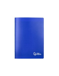 Cahier piqure liderpapel couverture pp 240x320mm 96p seyes coloris bleu. 2