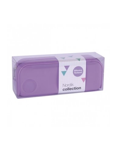 Étui en silicone Apli Nordik Collection - Doux au toucher - Fermeture éclair - Souple et malléable - Résistant à l'eau - Facile 
