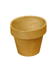 Pot de fleur graine creative carton 9x9 cm.