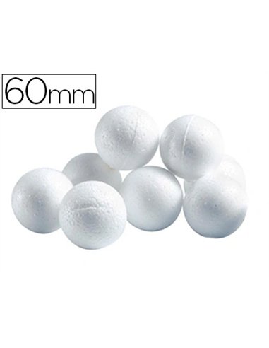 Boule cellulose univers de piwi diamètre 60mm coloris blanc sachet 20 unités.