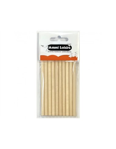 Batonnet grattage cleopatre en bois adapte a la main 98x6mm lot de 10 unites.