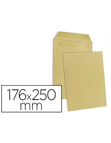 Pochette kraft gpv autocollante économique 24 260x330mm 90g boîte 250 unités.